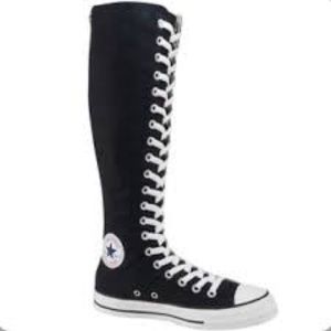 womens knee high converse
